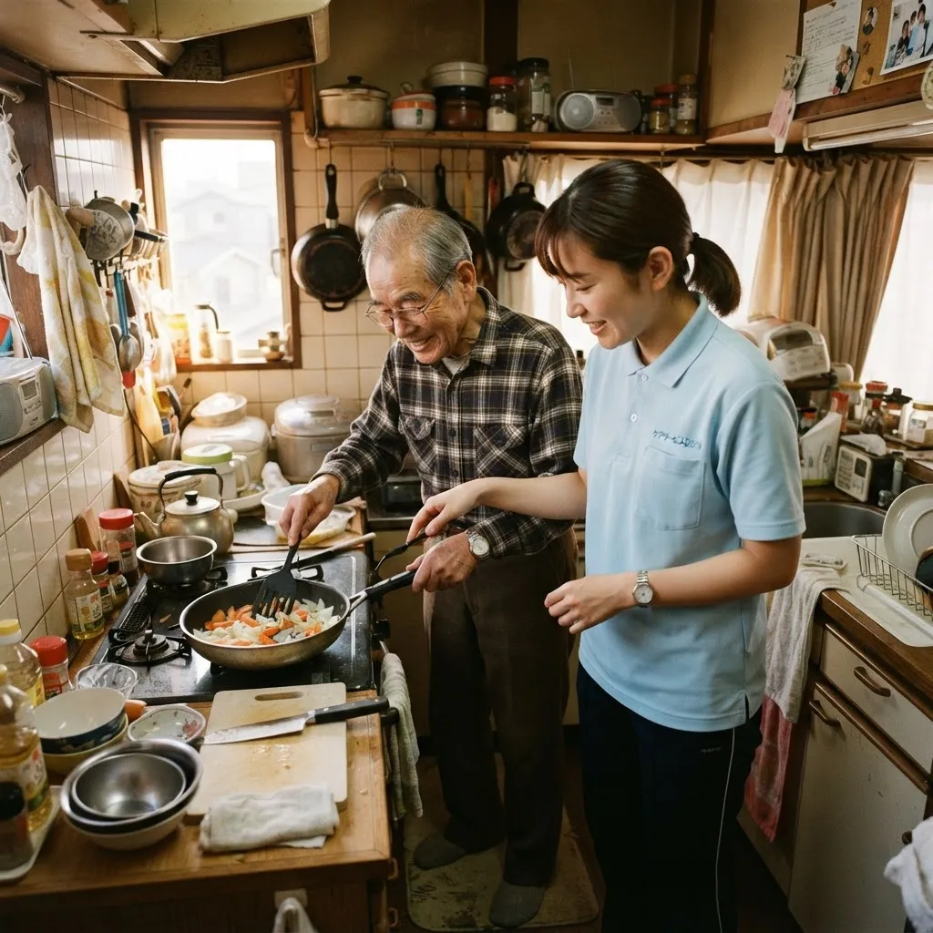 訪問介護の様子