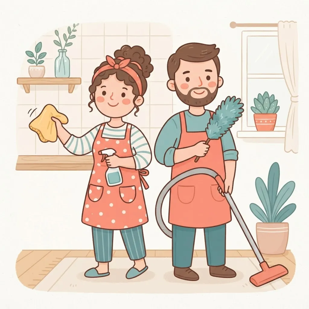 夫婦二人で、暮らしのお掃除に向き合っています