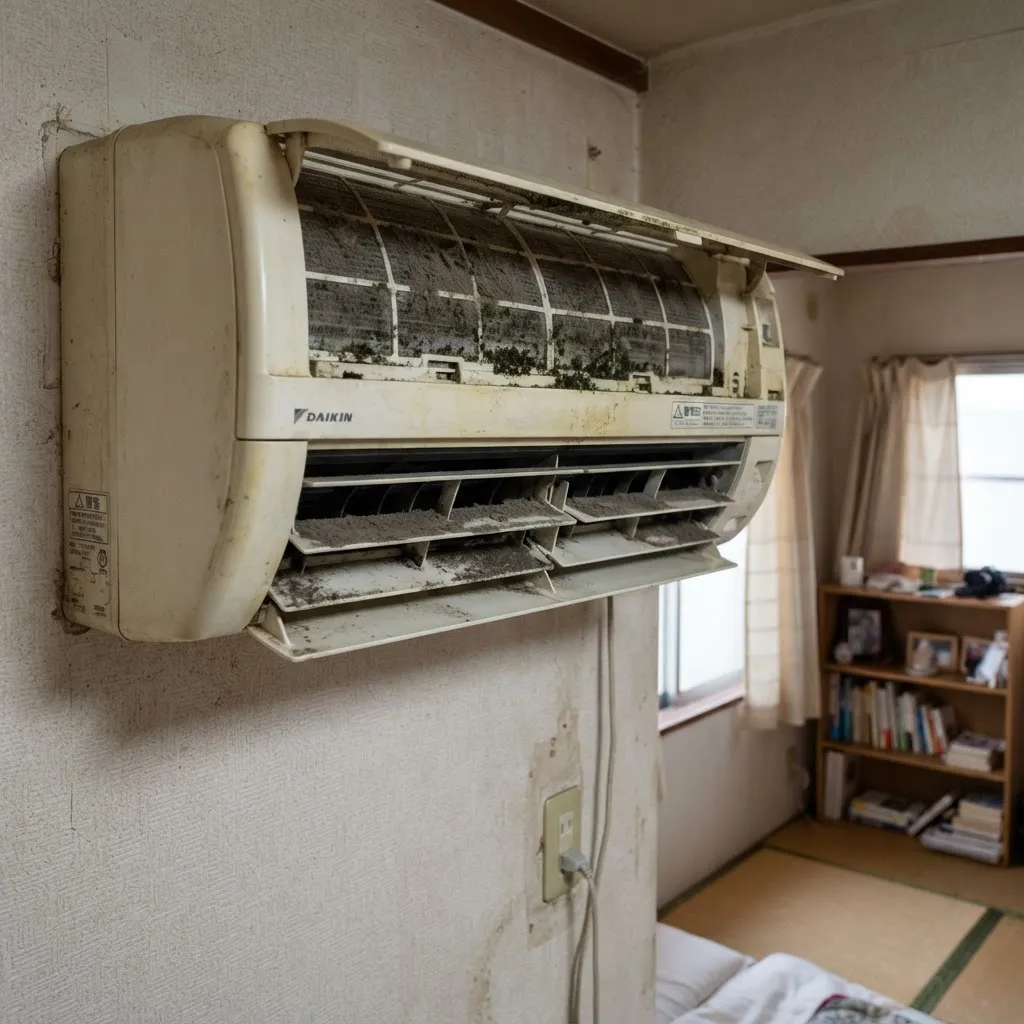 エアコン（作業前）