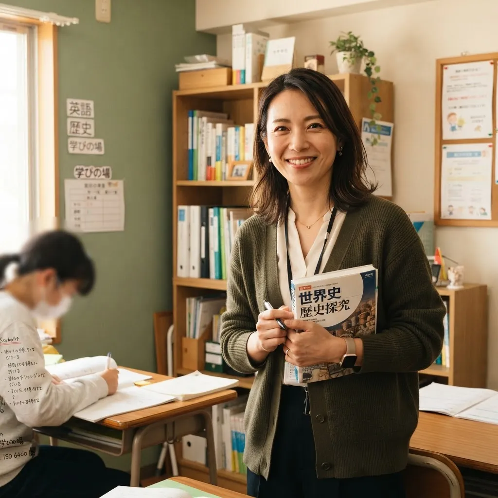 英語・国語担当の田村 さやか先生のポートレート
