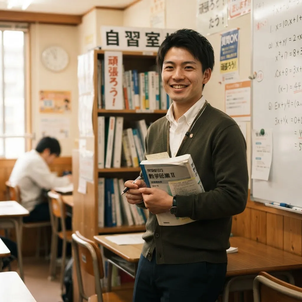 中学数学・英語担当の中井 悠人先生のポートレート
