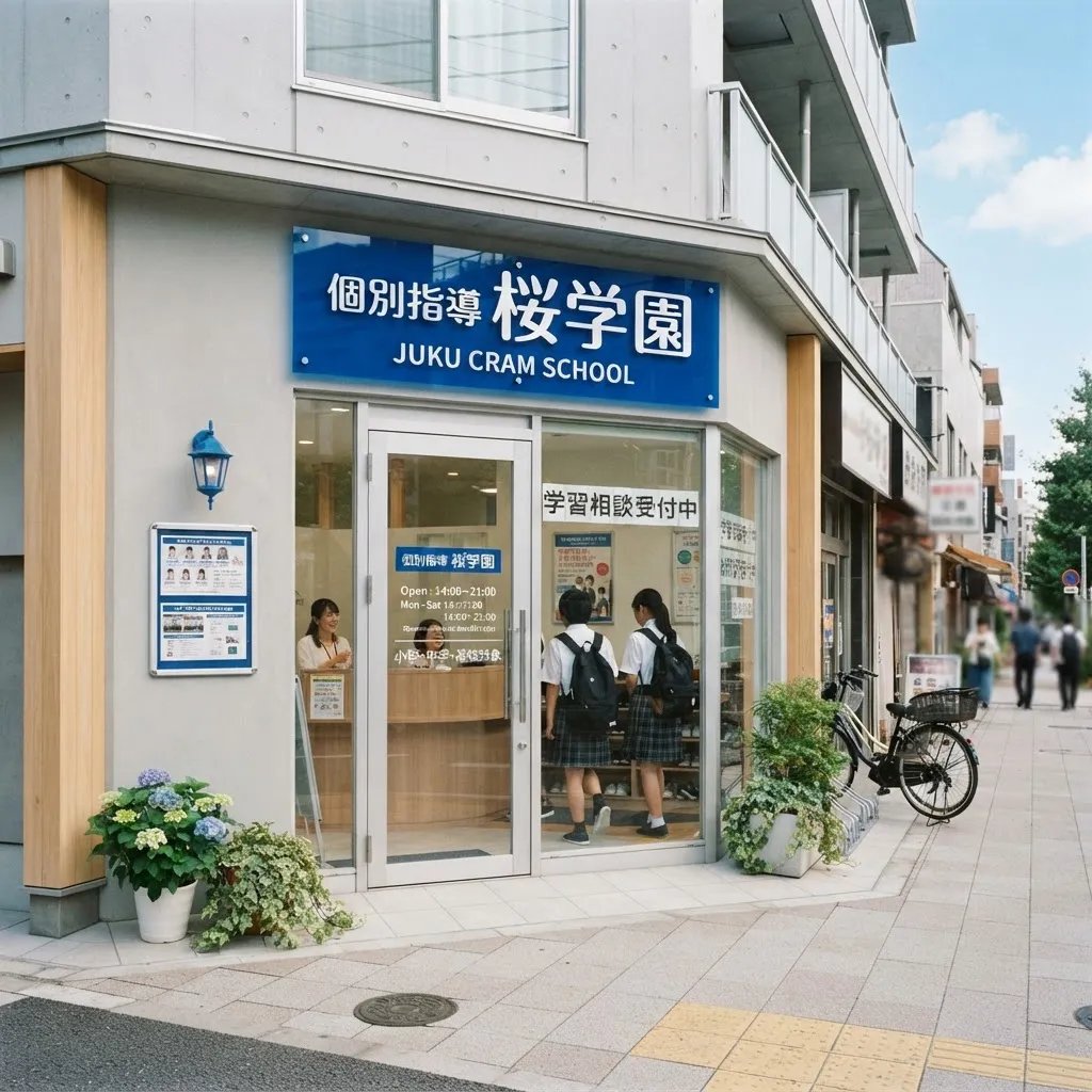 ロジック個別指導塾 船橋校の教室入口