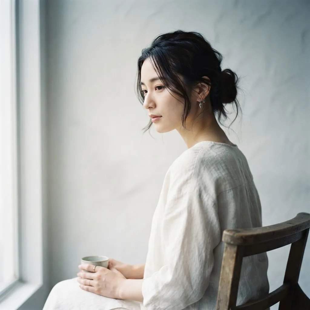 朝の光、まだ言葉になる前の表情