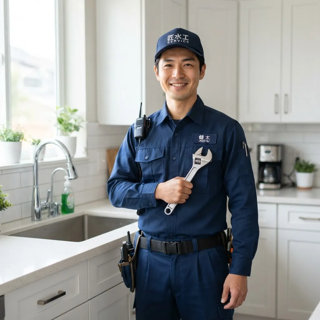 みずまもり水道サービスの作業スタッフ