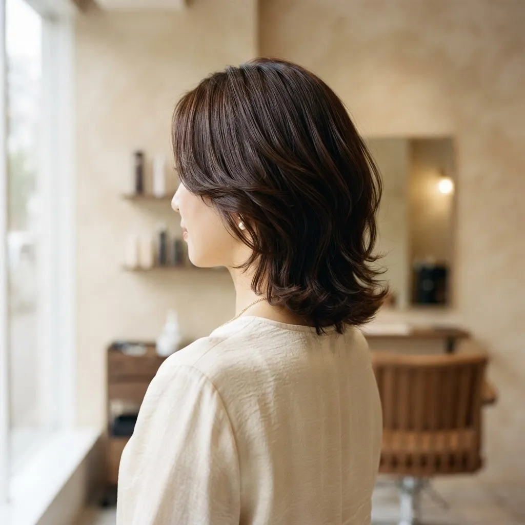LUCEを象徴するレイヤーボブのシグネチャースタイル